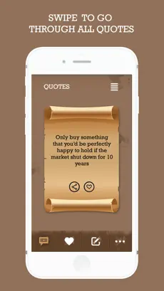Screenshot 1 Investment Quotes iphone