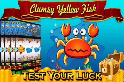 Yellow Fish Slot Machine - 777 Golden Version screenshot 2