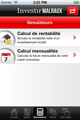Investir Malraux screenshot 2