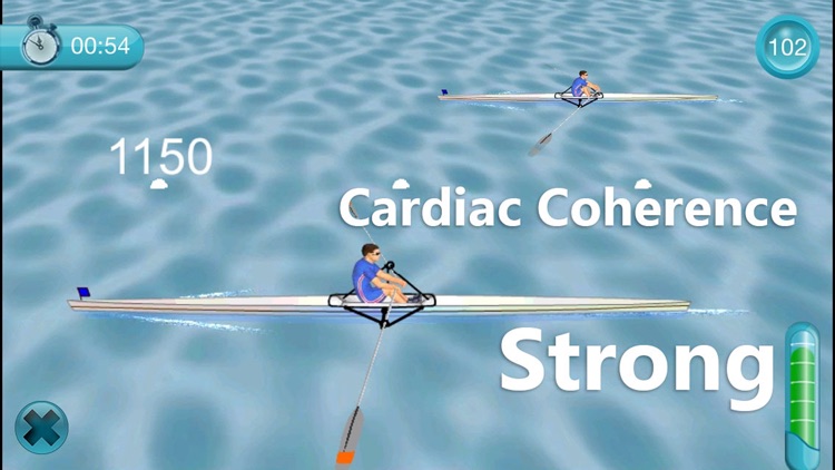 Cardiac Coherence : Rowing