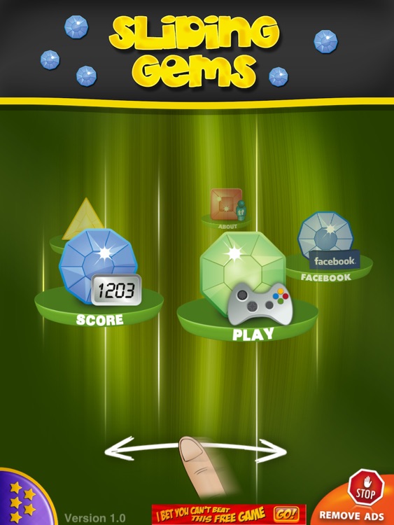 Sliding Gems HD free screenshot-4