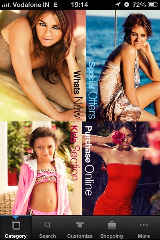 Elizabeth Hurley Beach for iPhone screenshot 2