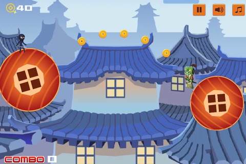 Stickman Ninja vs Zombie screenshot 2