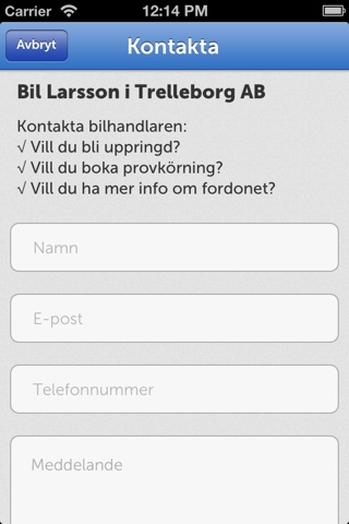 Bil Larsson i Trelleborg AB screenshot 3