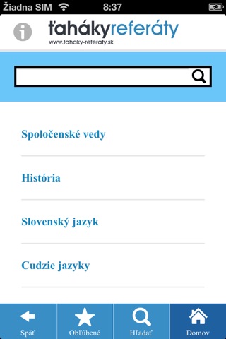 Ťaháky-referáty screenshot 2