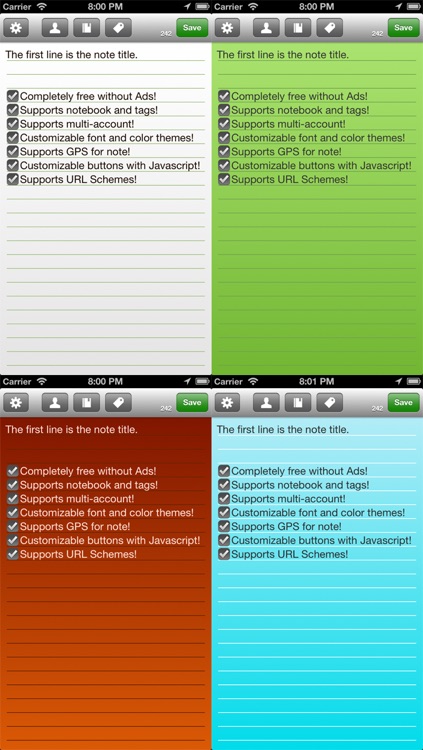 Clever Memo - Customizable memo app