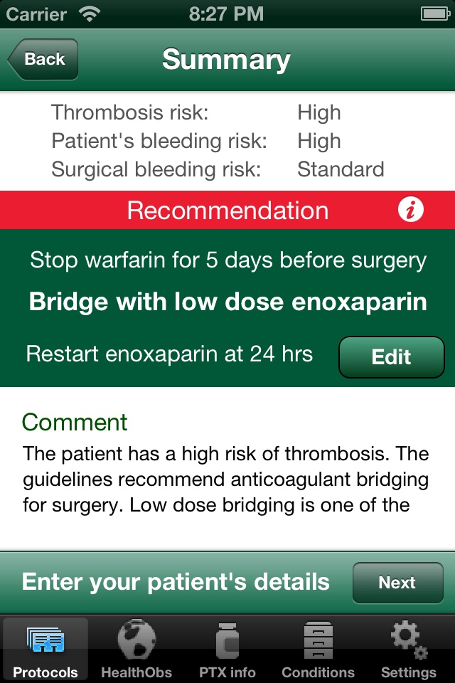 Reversing Warfarin screenshot 4