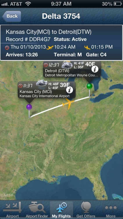 Detroit Airport DTW Flight Tracker Wayne County