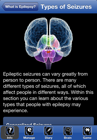 E-Action Info: Your epilepsy resource screenshot 3