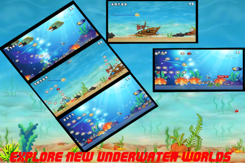 Underwater Bouncy Fish - Excellent Swimmer has a Dream FREE HD screenshot 2