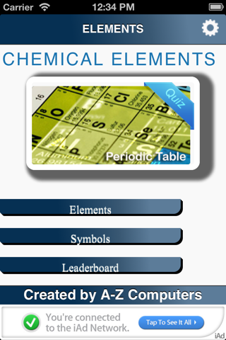 The Element Quiz screenshot 2