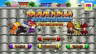 BRAVE KID NINJA VS CLUMSY ZOMBIE SAMURAI RUN: TEMPLE DEFENSE FREE 1.2 IOS