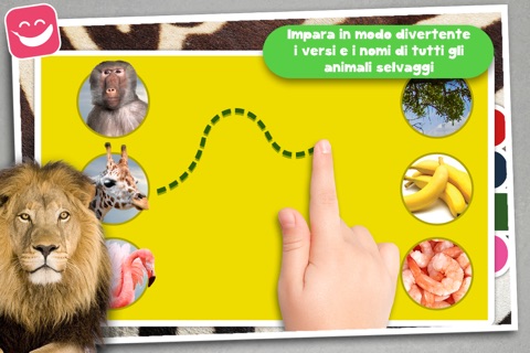 Free Kids Puzzle Teach me Wild Animals Safari Photo screenshot 2