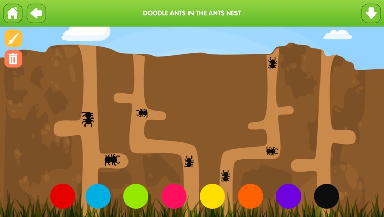 Doodle Fun Bugs - Draw & Play Paint Scribble Sketch & Color Creative Adventure Game for Kids Boys and Girls Explorers: Preschool Kindergarten Grade 1 2 3 and 4