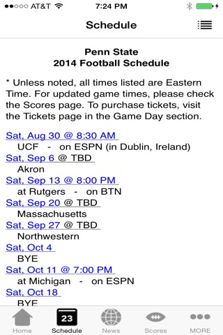College Sports - Penn State Football Edition screenshot 2