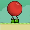 Red Ball Smash hit Bouncing Flappy Edition