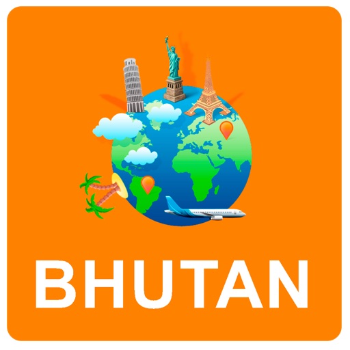 Bhutan Off Vector Map - Vector World icon