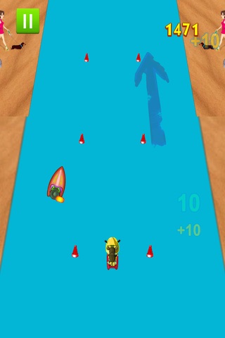 Banana Boat Speed Race - Monkey Water Mischief screenshot 4