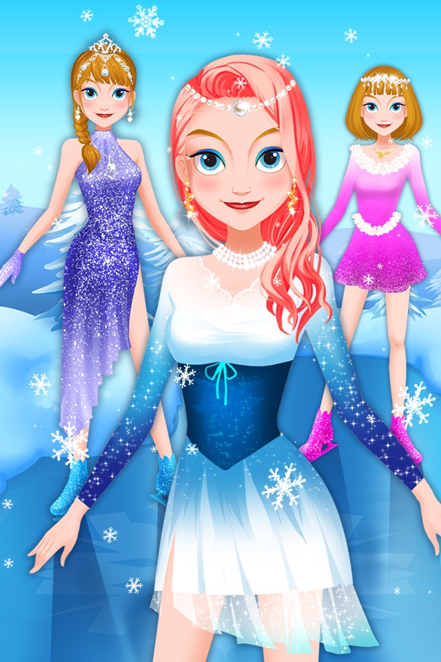Frozen Beauty Queen - girls games screenshot 4