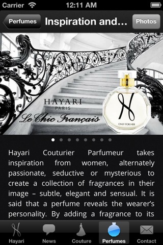 Hayari Couture & Parfums screenshot 4