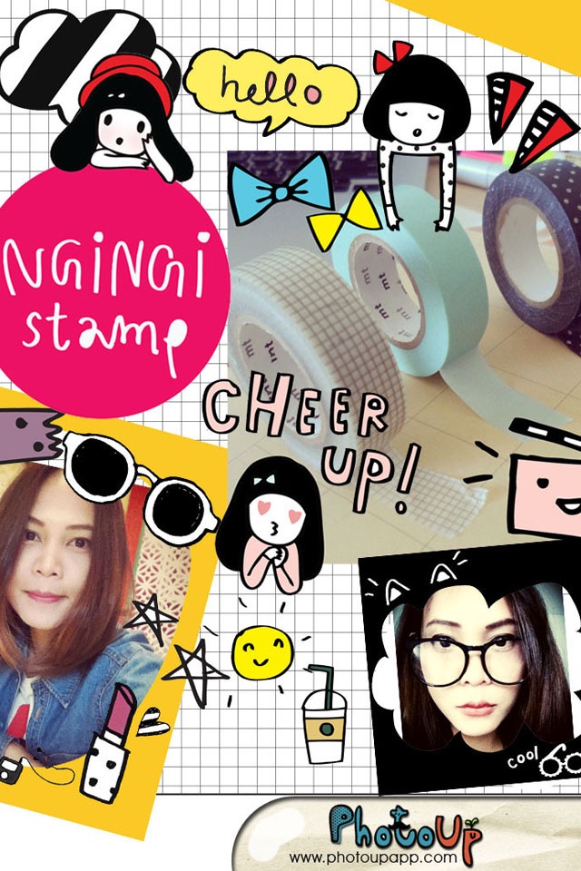 NgiNgi Stamp by PhotoUp- Doodle and cute stamps for decoration photos screenshot 4