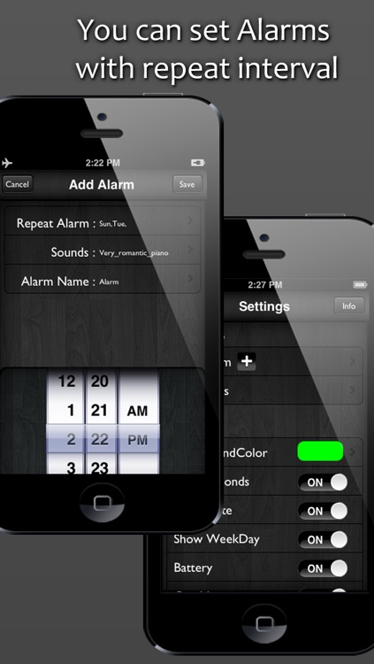 Digital Clock and Alarm screenshot-3