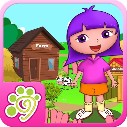 Anna's animals farm house - (Happy Box)free english learning toddler games Icon