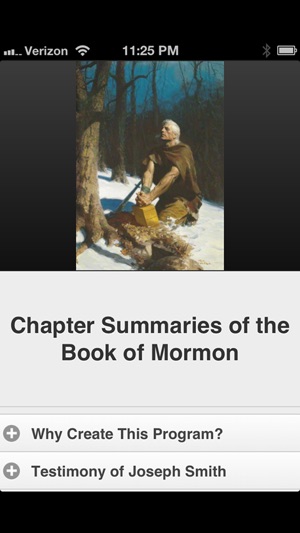 Chapter Summaries of the Book of Mormon