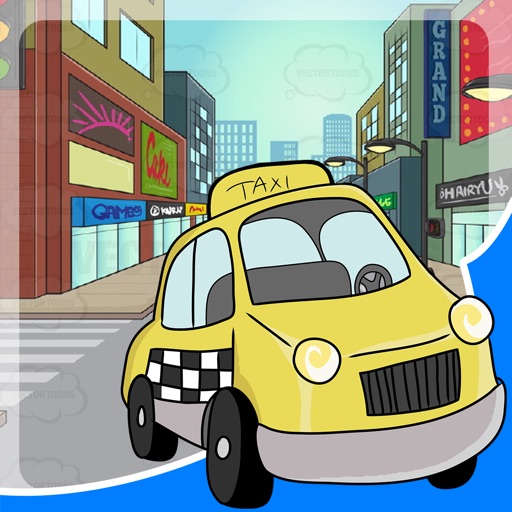 Taxi Games for Toddlers - Sounds and Puzzles Icon