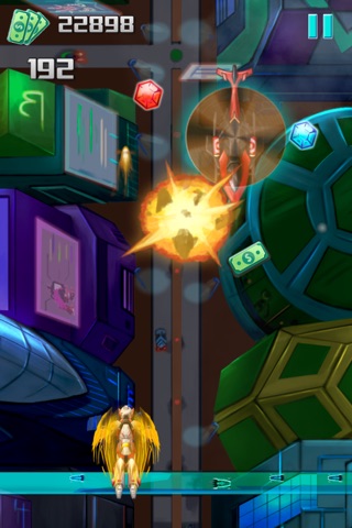 War Fighter Jet Man: A 3 D Comic Superhero Game screenshot 3