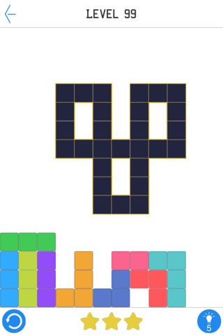 Block Fit-A brain exercise jigsaw puzzle game for kids and adults ( fun tidal game ) screenshot 3