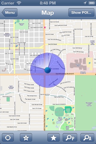 Arizona, USA Offline Map - PLACE STARS screenshot 3