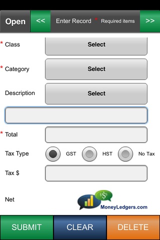 Pro-Ledgers Bookkeeping App screenshot 2