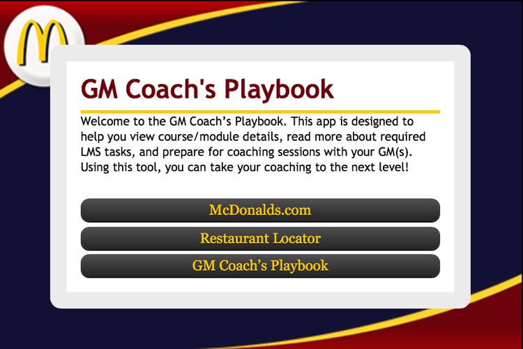 GM Coach’s Playbook