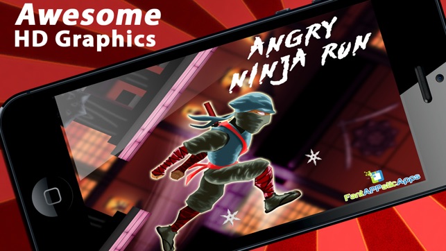 Angry Ninja Run - Free Multiplayer Running Game(圖2)-速報App