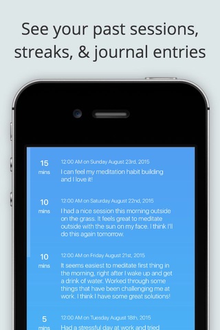 Sit – a beautiful, simple, meditation timer - náhled