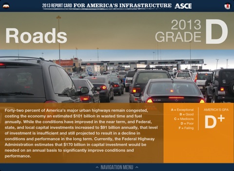 2013 Report Card for America's Infrastructure screenshot 2