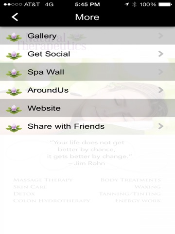 Скриншот из Natural Therapeutics Massage App