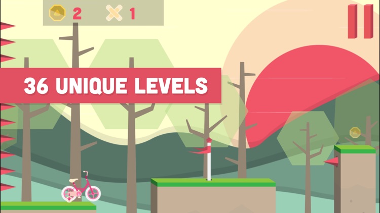 Bike Run - Flat Design Finite Runner screenshot-0