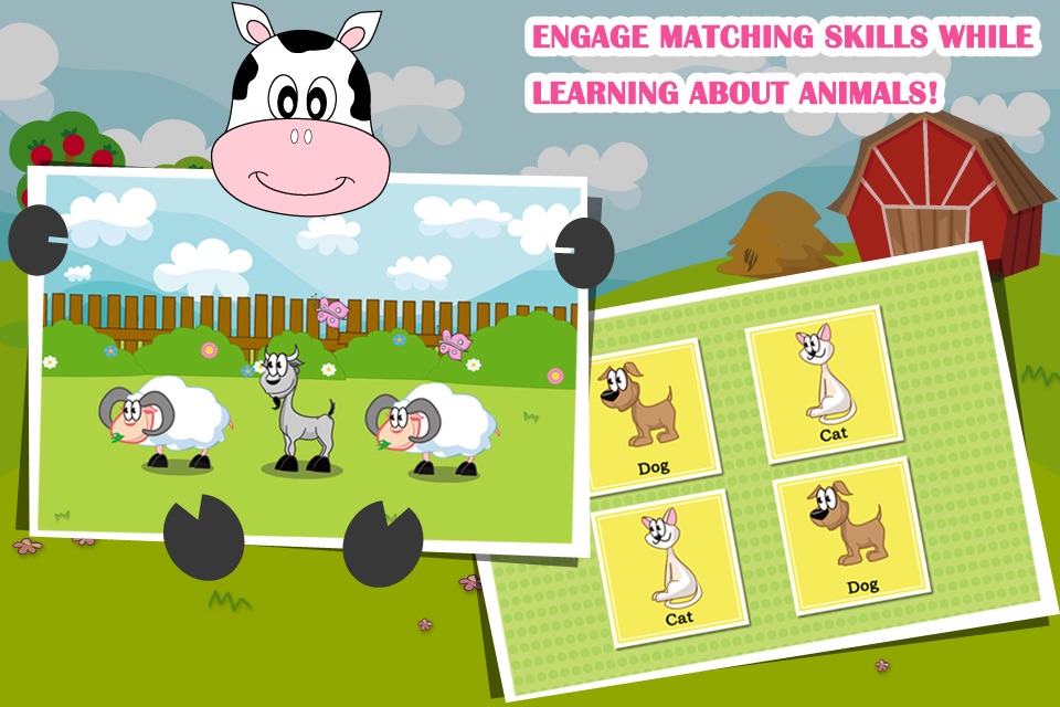 Farm Animals Toddler Preschool FREE - All in 1 Educational Puzzle Games for Kids screenshot 3