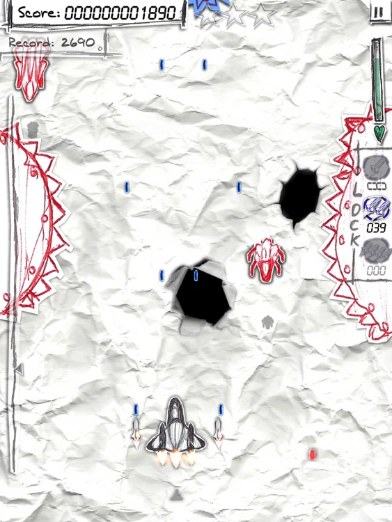 Shock-X. HD Lite - Space shooter wars paper