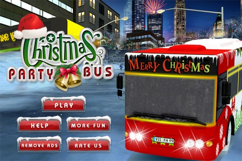 Christmas Party Bus Simulator 2016 – 3D City Bus Driver Simulation Game screenshot 4