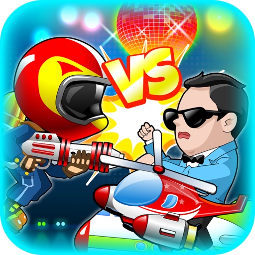 A Harlem Shake vs Gangnam Jetpack Flying Shooting Free Game icon