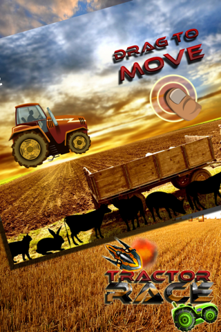 A Farm War Combat Run: Speed Tractor Racing Game screenshot 4