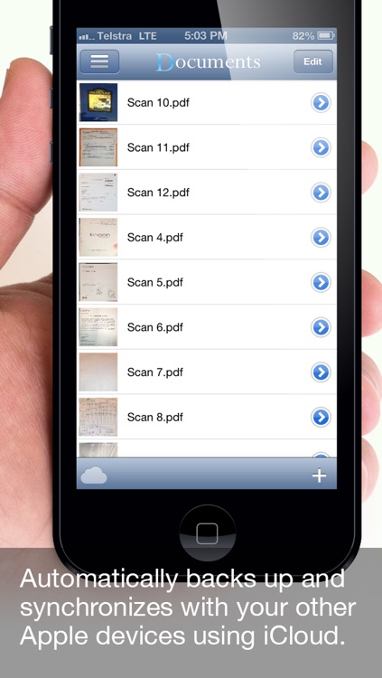Scanner: scan print multipage documents to PDF in realtime for FREE screenshot-3