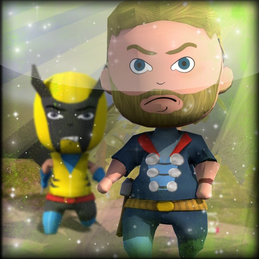 Volcano Hero 3D - Endless Superhero Runner icon