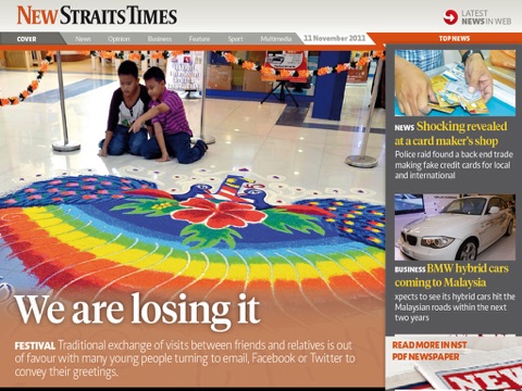 New Straits Times screenshot 2