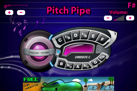 Pitch Pipe Pro (Pitchpipe) - Perfect practice tool for Musicians (Chromatic acapella pitch) screenshot 3