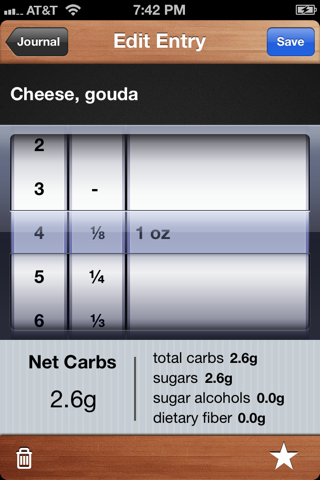 Carb Counter - Track your Carbs in Style screenshot 2