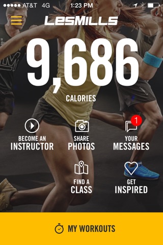 Les Mills Mobile App screenshot 2